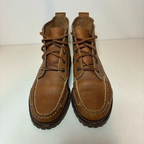 Cole Haan Country Vintage 90s Boots Brown Leather Lace Up Women’s Size 8 M - Picture 6 of 11